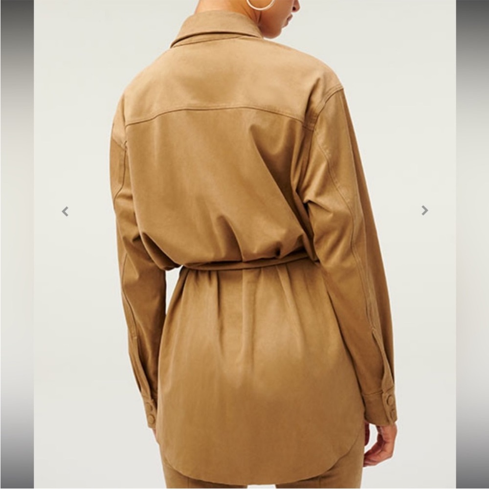 Good American Belted Suede Jacket - Picture 8 of 15